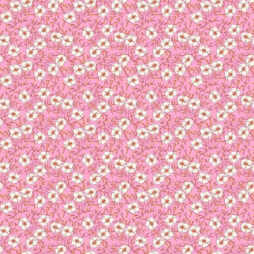 Tecido MAKOWER Wildflowers Petals & Stitches Bouquet Bliss 1x1,12m