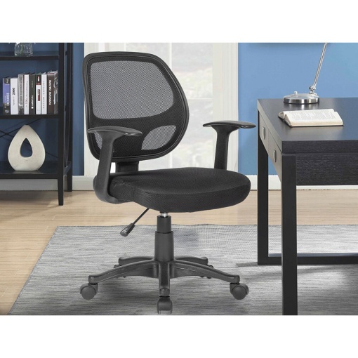 Nuoro Q-CONNECT swivel office chair, black