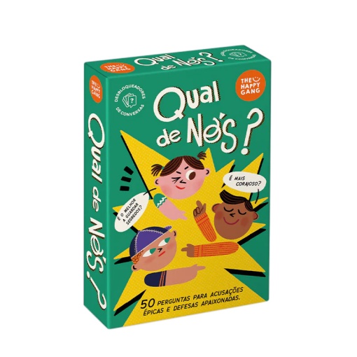 Desbloqueadores de conversa - qual de nós? THE HAPPY GANG