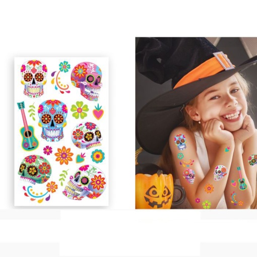 Tatuagens de Halloween caveiras