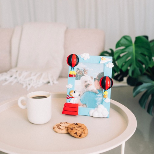 Moldura 3D 10x15cm Snoopy