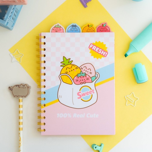 Caderno A5 PUSHEEN Moments pautado 80 folhas 80