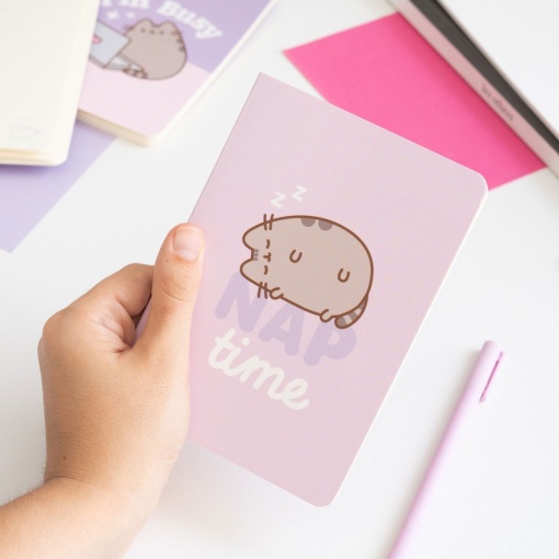 Conjunto 3 cadernos A6 PUSHEEN Moments