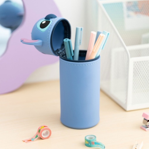 Estojo escolar de silicone 3D DISNEY Stitch Tropical