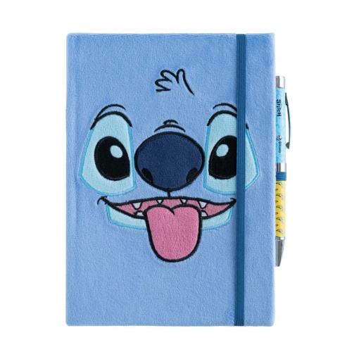Caderno de pelúcia A5 DISNEY Stitch Tropical pontilhado 90 folhas 100g