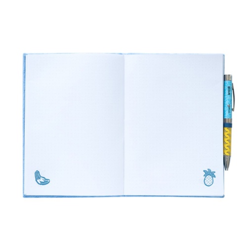 Caderno de pelúcia A5 DISNEY Stitch Tropical pontilhado 90 folhas 100g