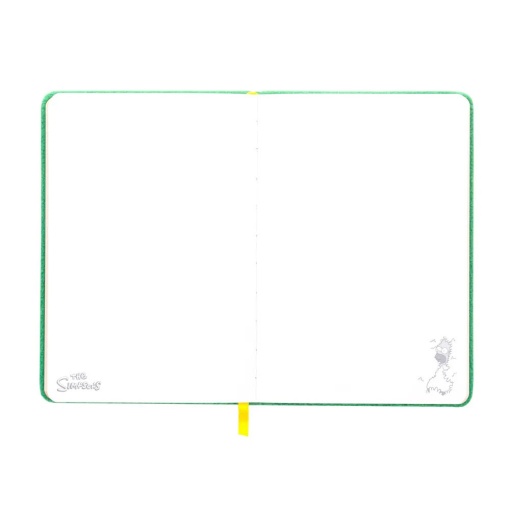 Caderno de pelúcia A5 THE SIMPSONS 96 folhas 100g