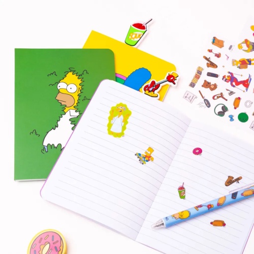 Conjunto escolar THE SIMPSONS 15 peças