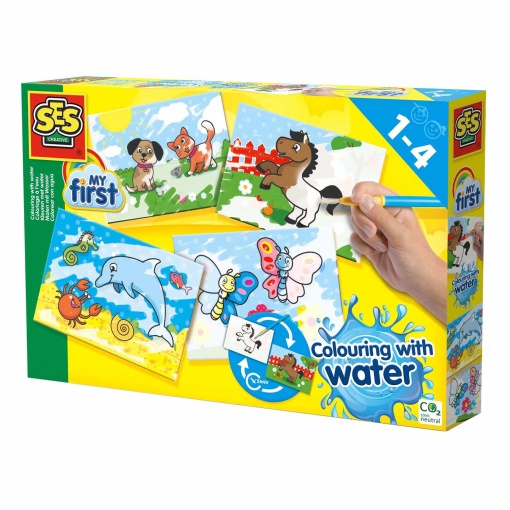 A minha primeira pintura com dedos 3 em 1 SES CREATIVE My First