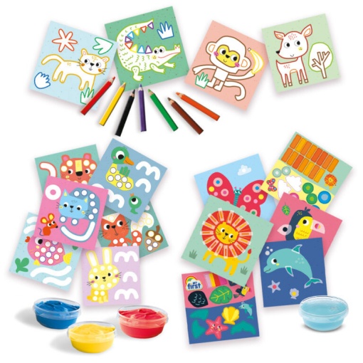 A minha primeira pintura com dedos 3 em 1 SES CREATIVE My First