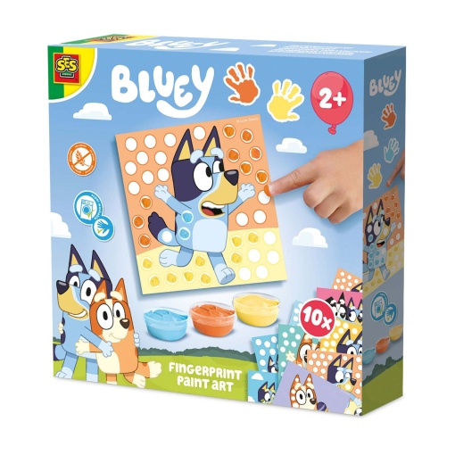 BLUEY - pintar com dedos SES CREATIVE Hobby
