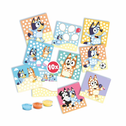 BLUEY - pintar com dedos SES CREATIVE