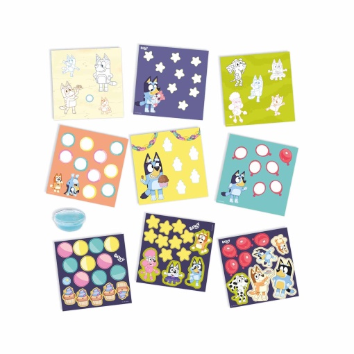 BLUEY - colagem de formas