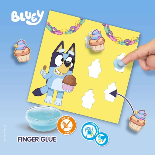 BLUEY - colagem de formas