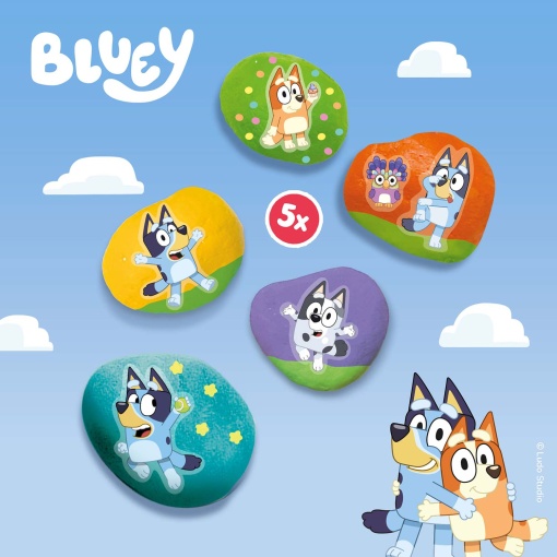 BLUEY - pintura de pedras SES CREATIVE