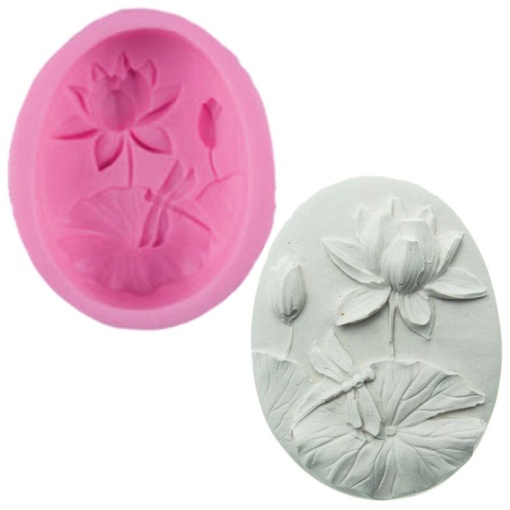 Molde de silicone flor 9X7,8X3,2CM STAFIL