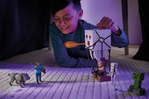 MINECRAFT ataque explosivo de Ghast Mattel