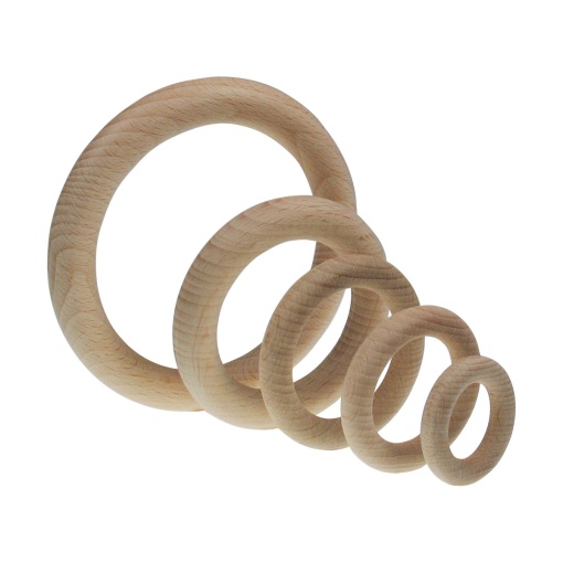 Argola de madeira 56X9MM MEYCO - 4 unidades
