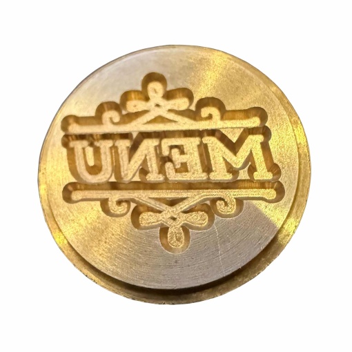 Sinete D. Torrejano com cabo de madeira símbolo menu 3