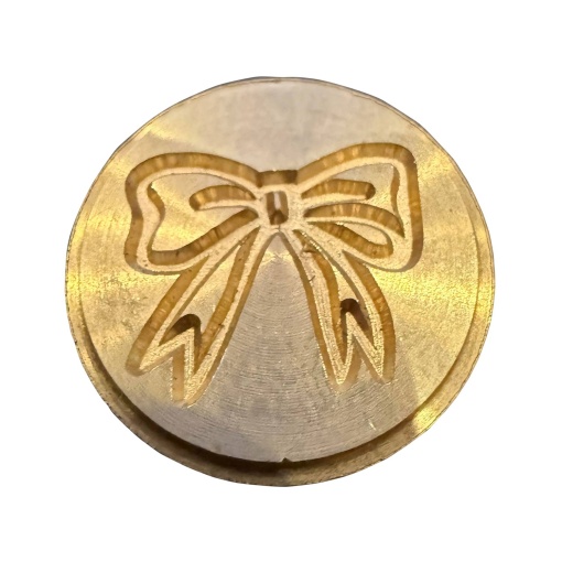 Sinete D. Torrejano com cabo de madeira símbolo laço 11