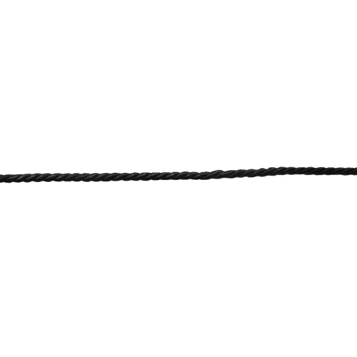 Cordão torcido 2 cabos nº 4 4mm preto 299 (metro)
