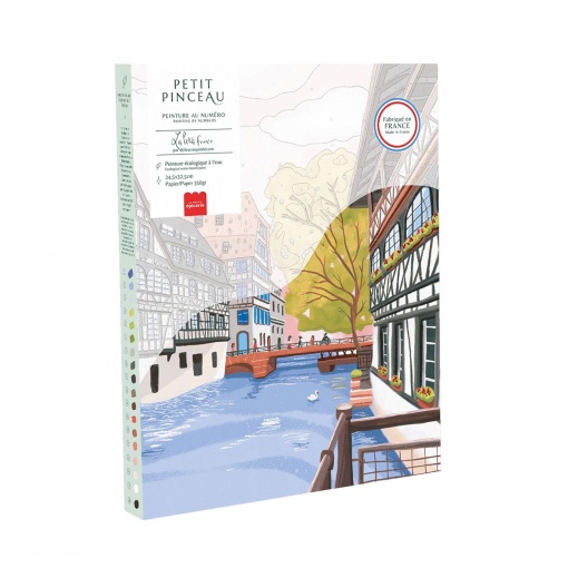 Pintar por números La Petite Épicerie Petit Pinceau 24,5x32,5cm - A piscina