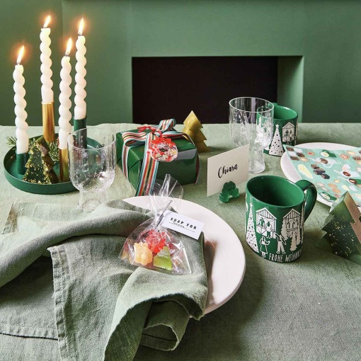 Silicone mold for Christmas wreath, 4.5x4.5x1cm, RICO DESIGN