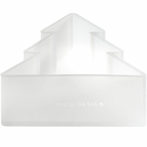 Molde de silicone árvore de Natal 7X8,5X2,5cm RICO DESIGN