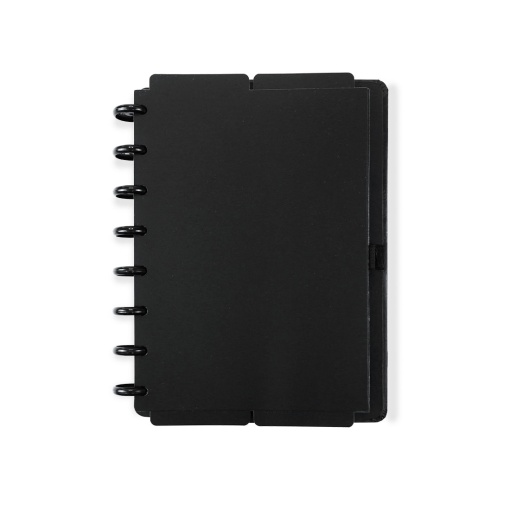 Caderno inteligente A5 pautado black ink by Alexandra Herchovitch