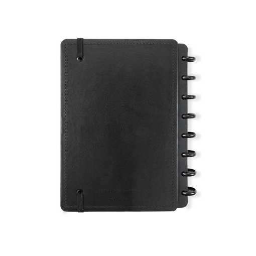 Caderno inteligente A5 pautado black ink by Alexandra Herchovitch