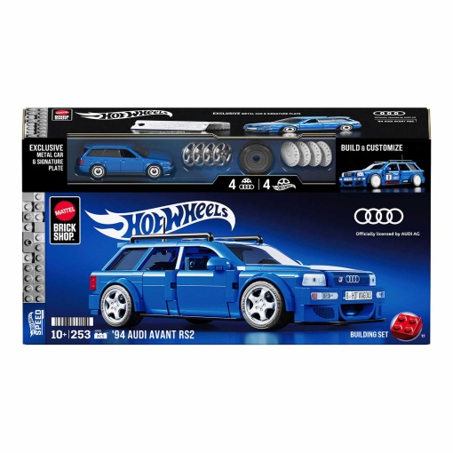 HOT WHEELS Speed Series Brick Shop '94 Audi avant Rs2 253 peças Mattel