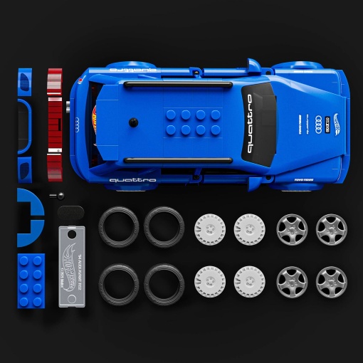 HOT WHEELS Speed Series Brick Shop '94 Audi avant Rs2 253 peças Mattel