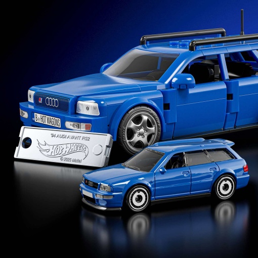 HOT WHEELS Speed Series Brick Shop '94 Audi avant Rs2 253 peças Mattel