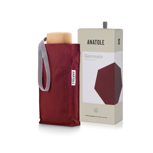 GUARDA-CHUVA DE ENCOLHER AUTOMATICO 17,5CM ANATOLE GERMAIN BORDEAUX R101BRDX