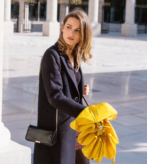 Guarda-chuva de encolher manual 17,5 cm ANATOLE Martin mostarda