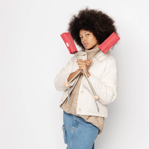 GUARDA-CHUVA DE ENCOLHER AUTOMATICO 17,5CM ANATOLE PINA ROSA R101SORB