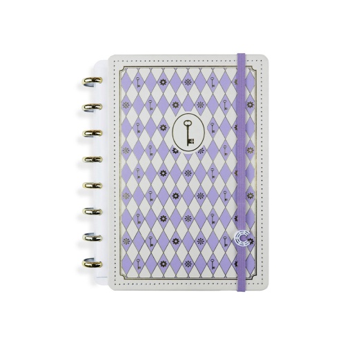 Caderno Inteligente A5 pautado Purple Key by Isabela Akkari
