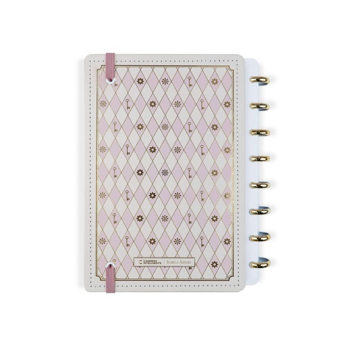 Caderno Inteligente A5 pautado Rose Key by Isabela Akkari