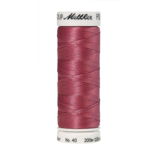 Linha de bordar METTLER Poly Sheen 200m rosa 2153