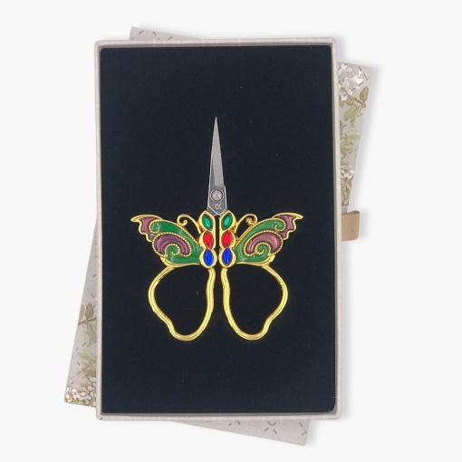 Tesoura de bordar 8cm borboleta