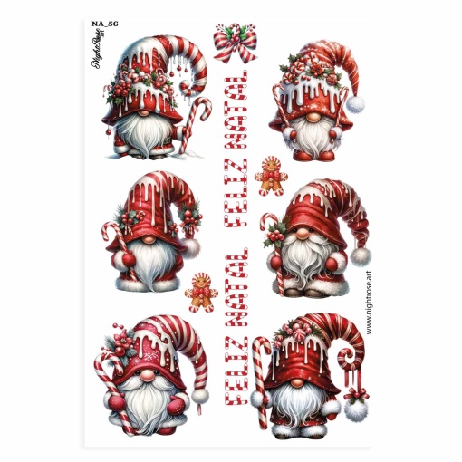 Papel transfer NIGHTROSE.ART Natal 56