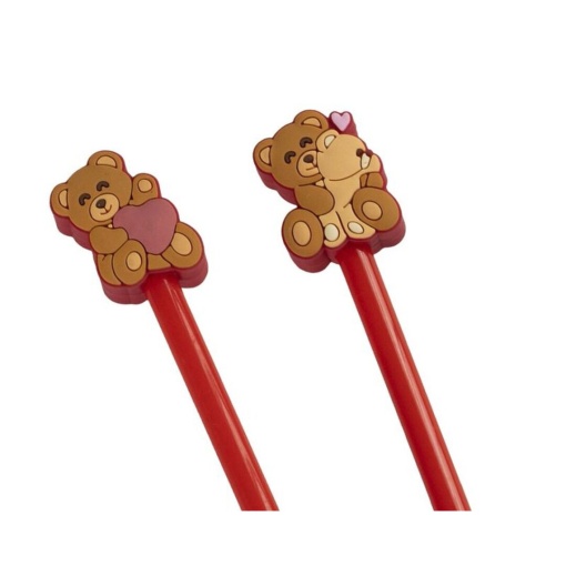 Esferográfica com ursinho D'CASA amor sortido