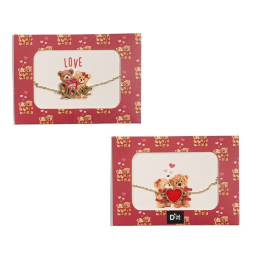 Pulseira dourada D'CASA Amor sortido