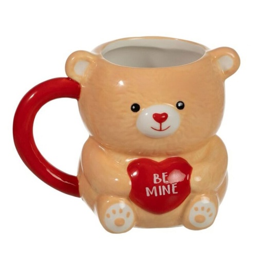 Caneca de cerâmica urso 430ml D'CASA Love
