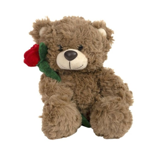 Peluche urso com rosa D'CASA Amor 20cm