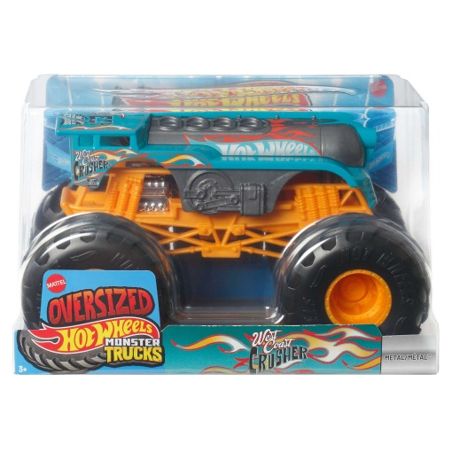 HOT WHEELS Monster Trucks metalizado West Coast Crusher Mattel FYJ83/JKP86