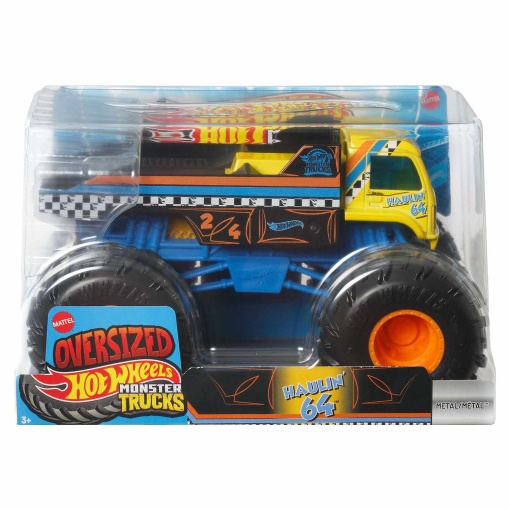 HOT WHEELS Monster Trucks metalizado Haulin 64 Mattel FYJ83/JKP82