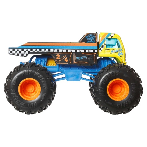 HOT WHEELS Monster Trucks metalizado Haulin 64 Mattel FYJ83/JKP82