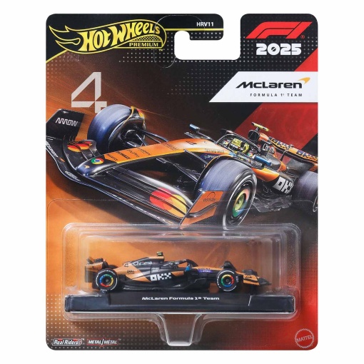 HOT WHEELS Premium Formula 1 2025 McLaren Team nº 4 Mattel HRV11/JKD88
