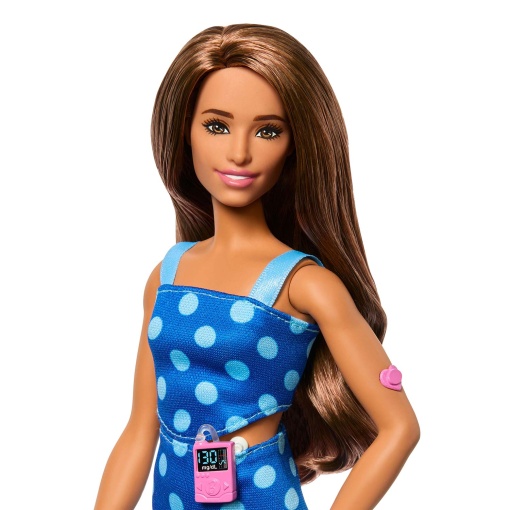 BARBIE Fashionista com diabetes tipo 1 Mattel FBR37/HYT97
